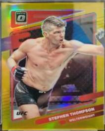Stephen Thompson 2022 Panini Donruss Optic UFC Base #69 Gold