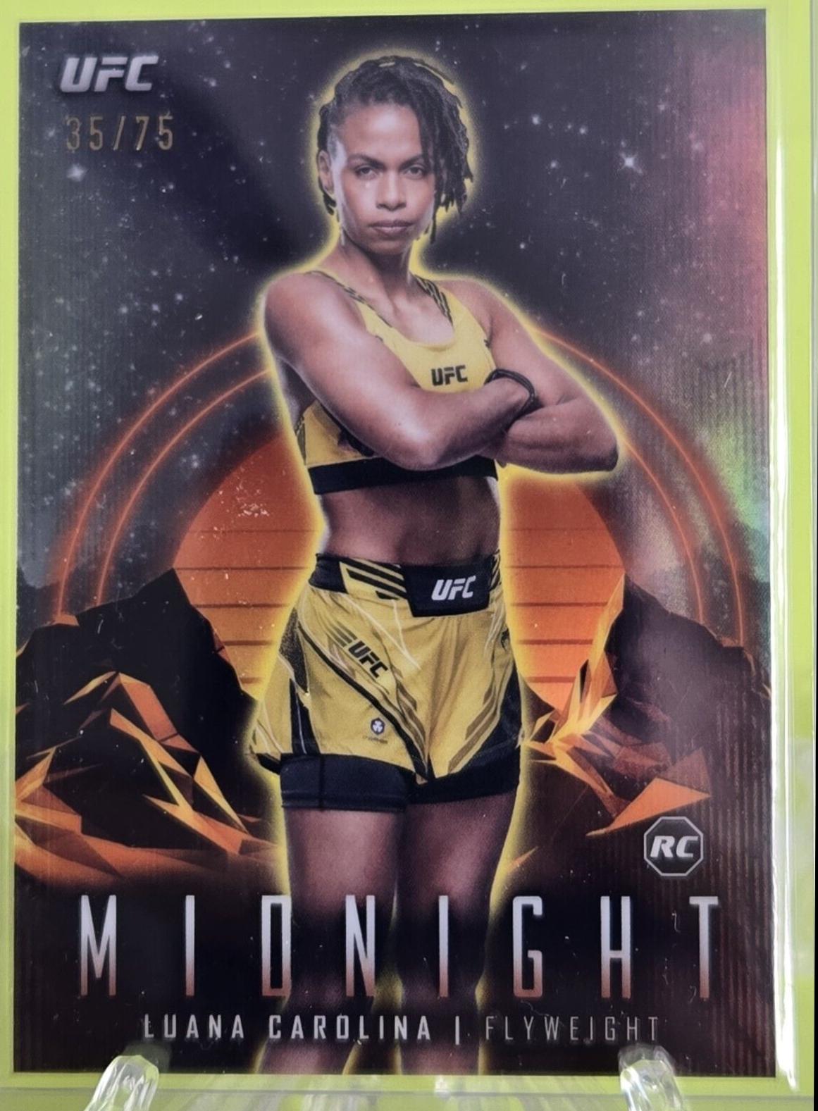 Luana Carolina 2024 Topps Midnight UFC Base #89 Dusk