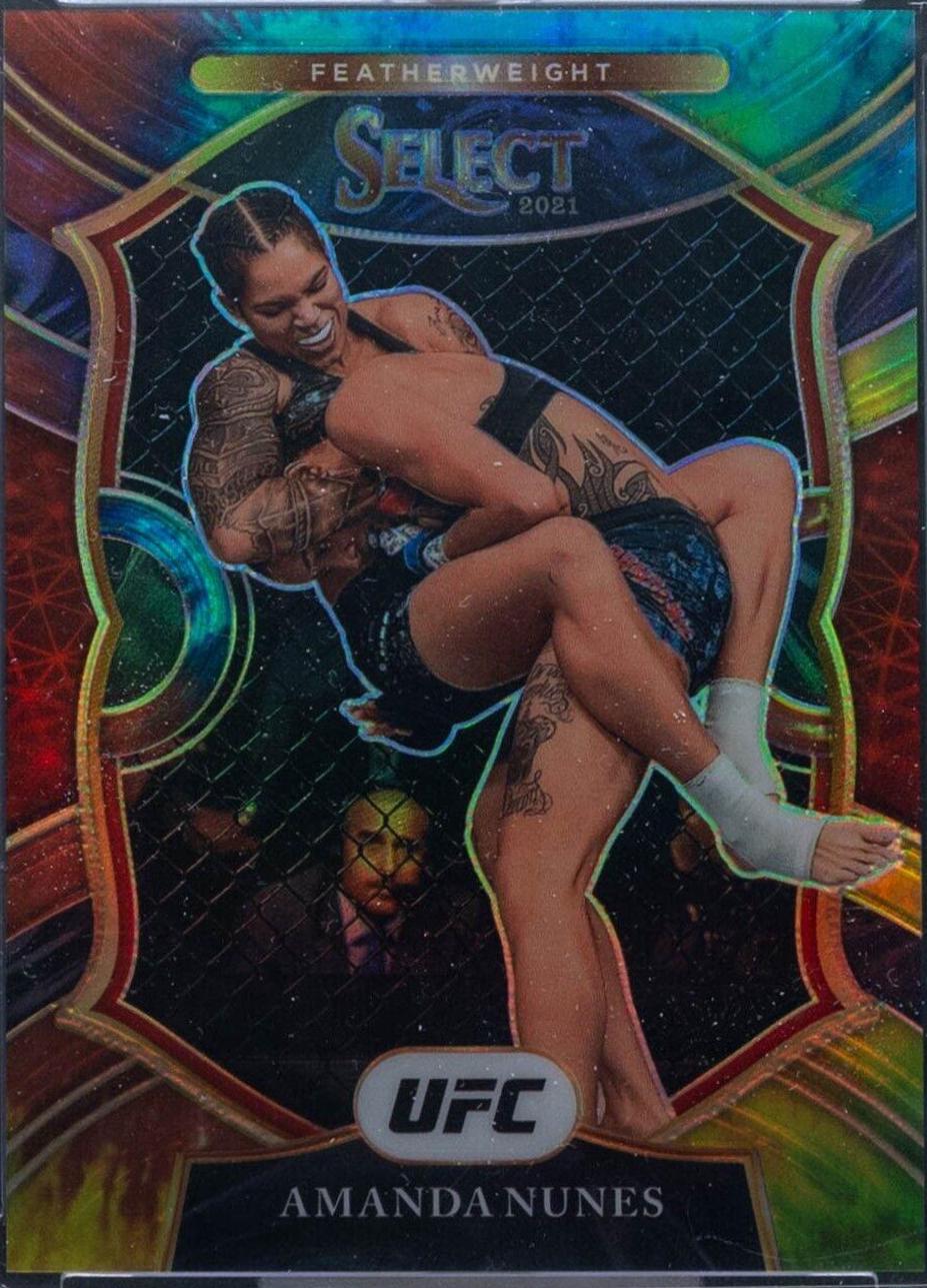 Amanda Nunes 2021 Panini Select UFC Concourse #56 Tie Dye