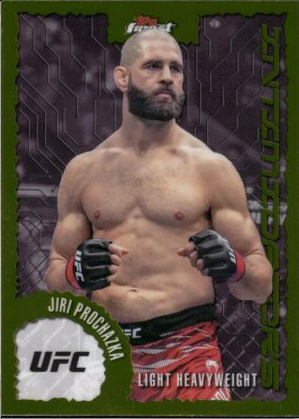 Jiri Prochazka 2025 Topps Finest UFC Intimidators #IT-7 Superfractor
