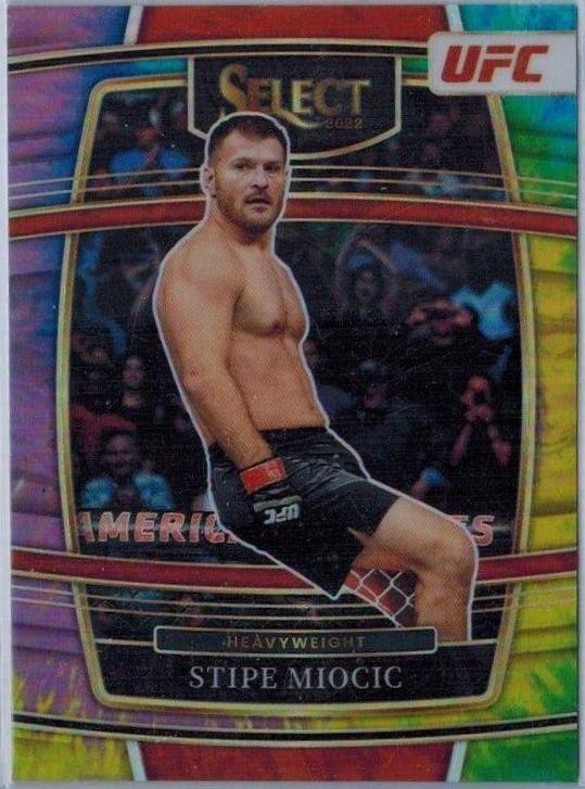 Stipe Miocic 2022 Panini Select UFC Concourse #85 Tie Dye