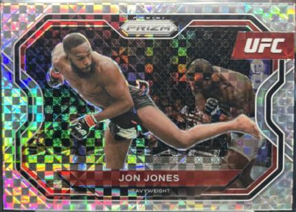 Jon Jones 2021 Panini Prizm UFC Base #101 Lucky Envelopes