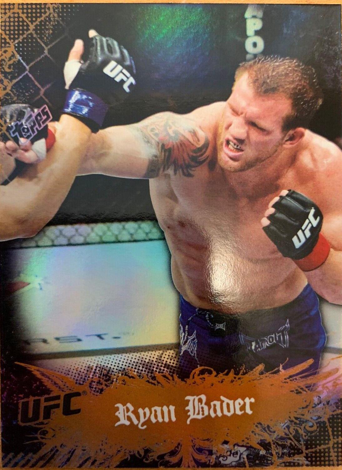 Ryan Bader 2010 Topps UFC Main Event Base #74 Bronze