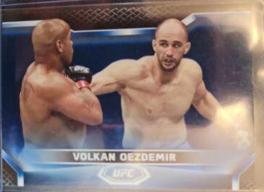 Volkan Oezdemir 2020 Topps UFC Knockout Base #25 Blue