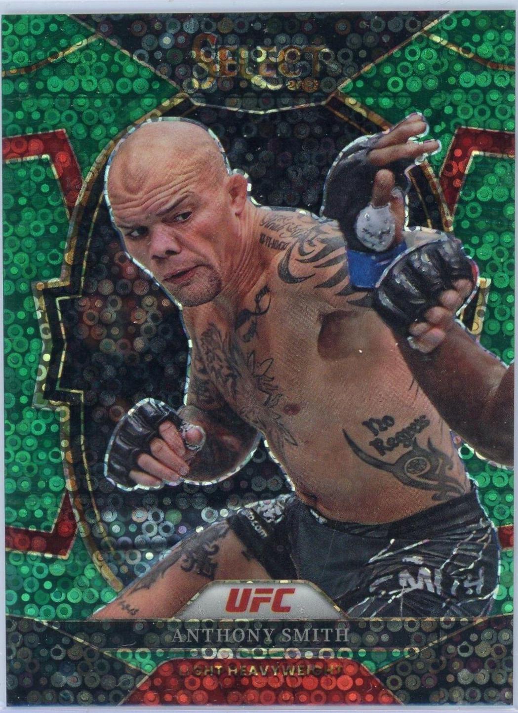 Anthony Smith 2023 Panini Select UFC Concourse #10 Green Disco