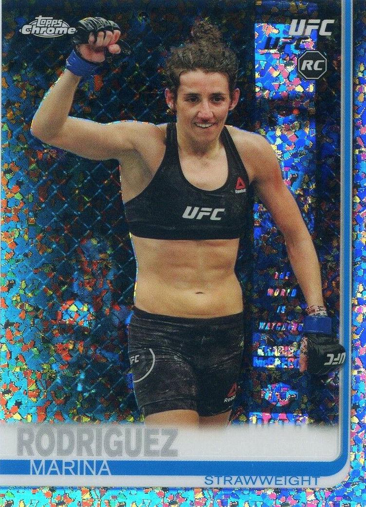 Marina Rodriguez 2019 Topps Chrome UFC Base #70 Diamond Hot Box