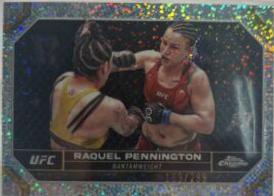 Raquel Pennington 2024 Topps Chrome UFC Base #160 Speckle Refractor