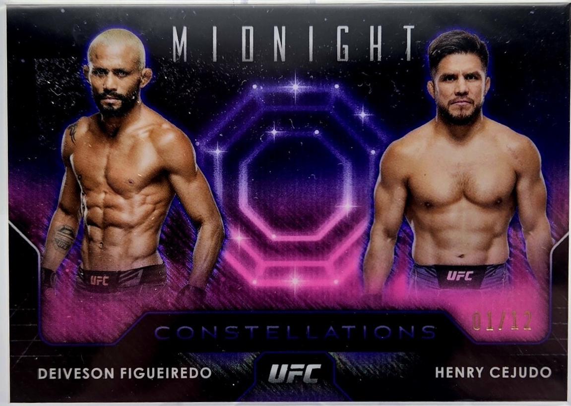 Henry Cejudo / Deiveson Figueiredo 2024 Topps Midnight UFC Constellations #CO-5 Midnight