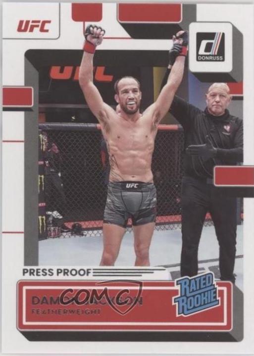 Damon Jackson 2023 Panini Donruss UFC Base #215 Press Proof Silver