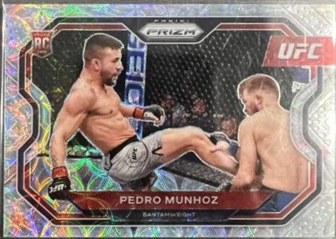 Pedro Munhoz 2021 Panini Prizm UFC Base #155 Premium
