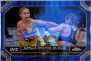 Natalia Silva 2024 Topps Chrome UFC Base #146 Superfractor