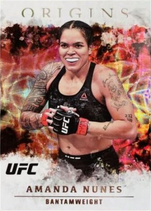 Amanda Nunes 2021 Panini Chronicles UFC Base Origins #39 Platinum