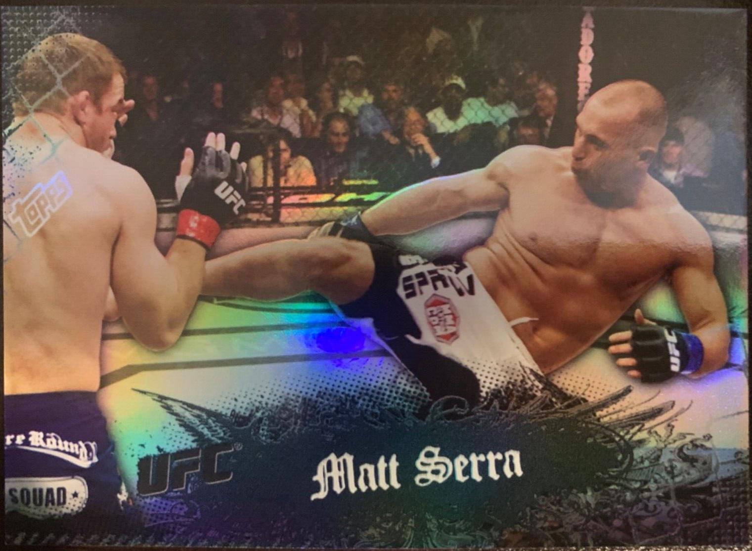 Matt Serra 2010 Topps UFC Main Event Base #9 Black