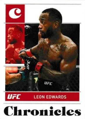 Leon Edwards 2022 Panini Chronicles UFC Base Chronicles #18 Green