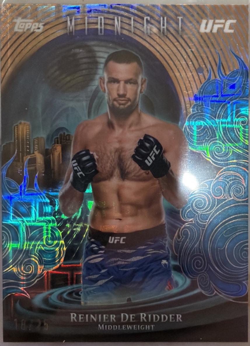 Reinier de Ridder 2026 Topps Midnight UFC Insomnia #IN-15 Moonrise