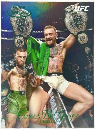 Conor McGregor 2024 Topps Gold Label UFC Base Class II #53 Green