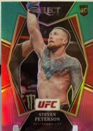 Steven Peterson 2022 Panini Select UFC Premier Level #119 Teal and Pink