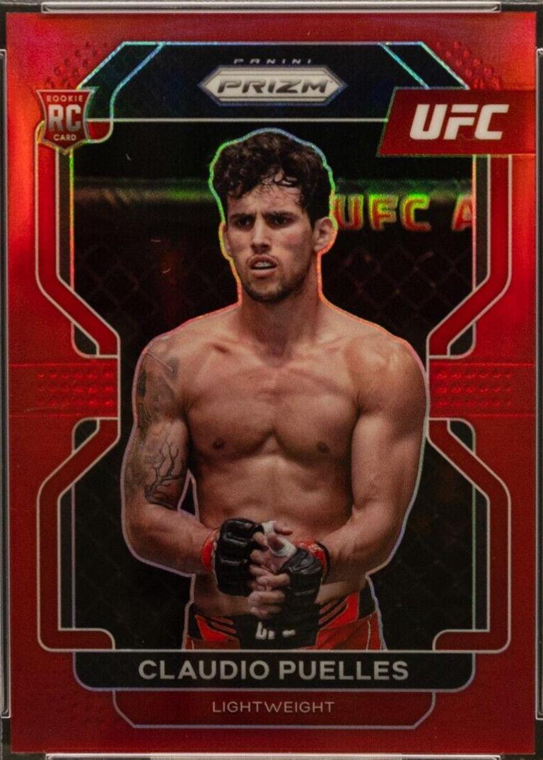 Claudio Puelles 2022 Panini Prizm UFC Base #111 Red