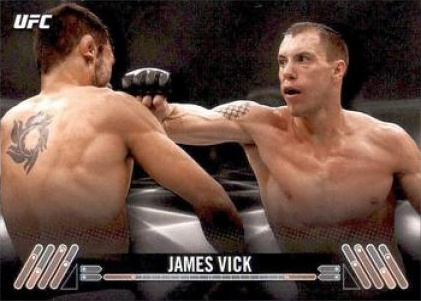James Vick 2017 Topps UFC Knockout Base #84 Green