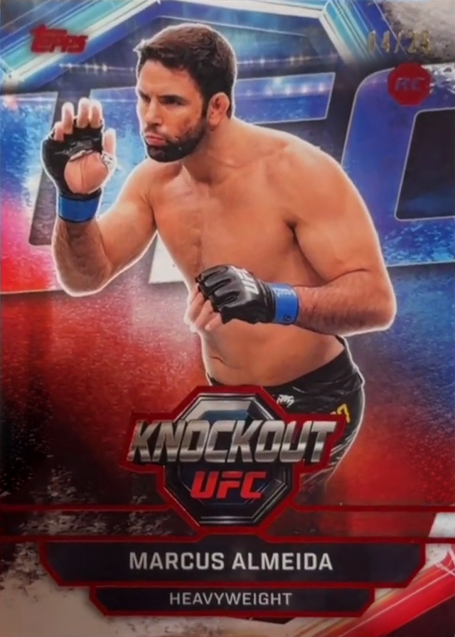 Marcus Almeida 2026 Topps Knockout UFC Base #40 Black