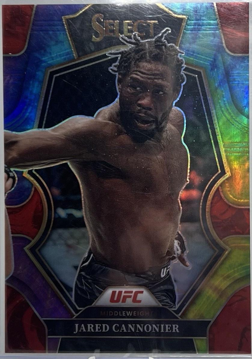 Jared Cannonier 2023 Panini Select UFC Premier Level #193 Tie Dye