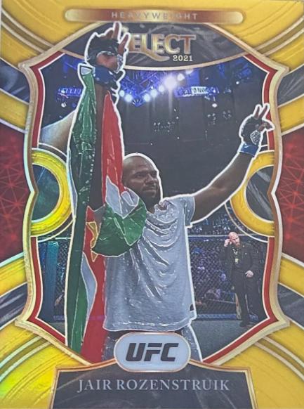 Jairzinho Rozenstruik 2021 Panini Select UFC Concourse #94 Gold