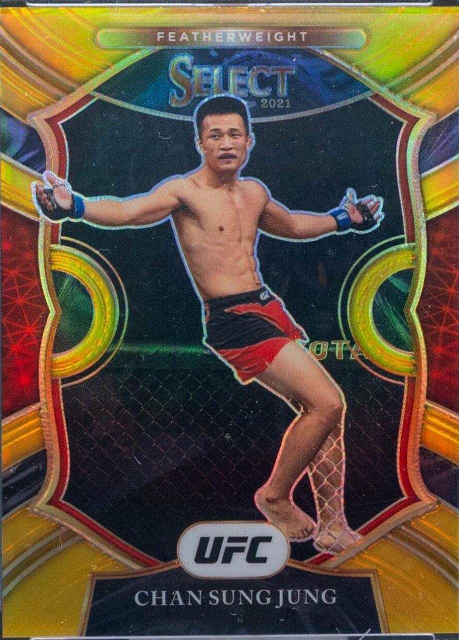 Chan Sung Jung 2021 Panini Select UFC Concourse #58 Gold