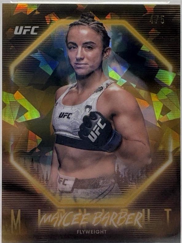 Maycee Barber 2025 Topps Midnight UFC Base #42 Daybreak
