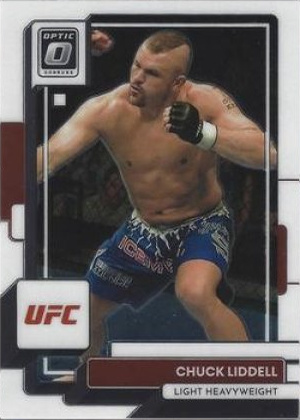 Chuck Liddell 2023 Panini Donruss Optic UFC Base #70 Gold Vinyl