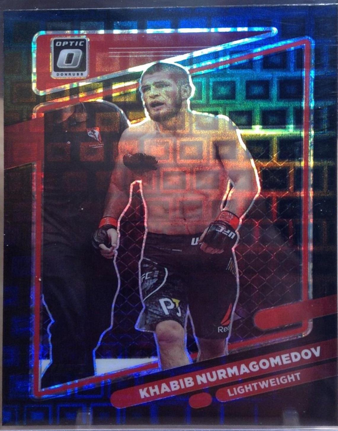 Khabib Nurmagomedov 2022 Panini Donruss Optic UFC Base #67 Black Pandora