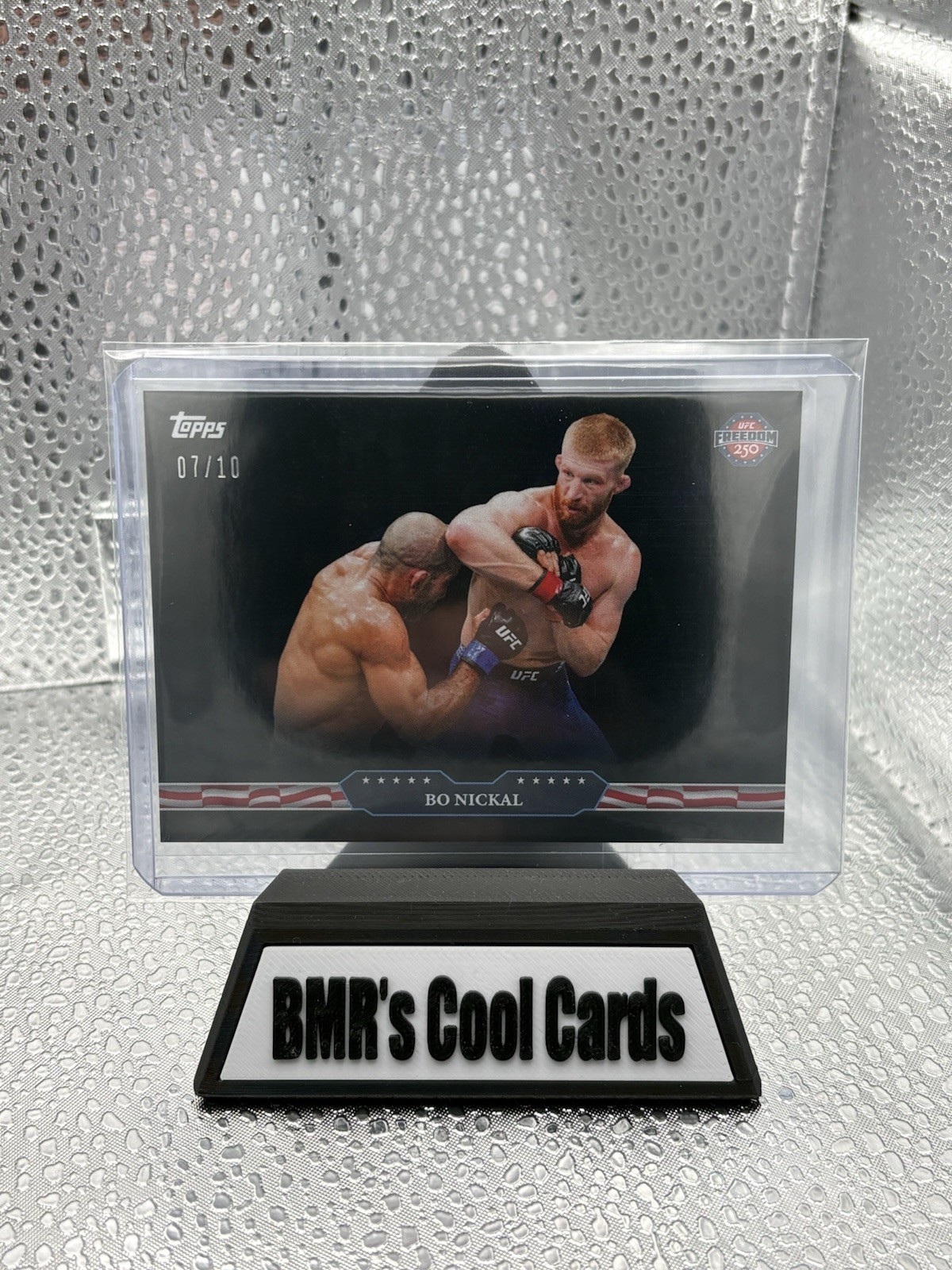 Bo Nickal 2026 Topps UFC Freedom 250 Base #17 Black