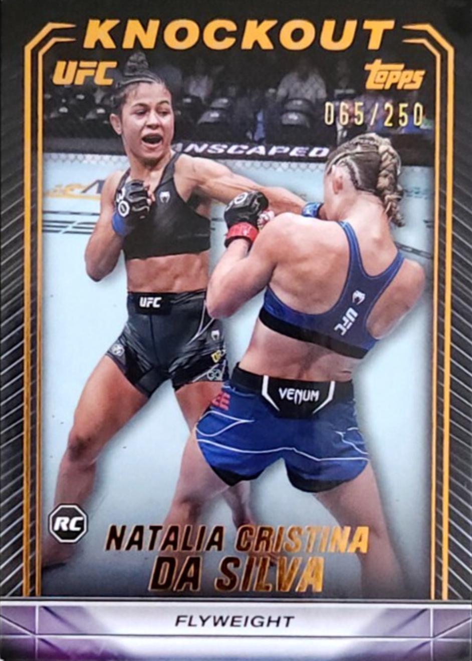 Natalia Silva 2024 Topps Knockout UFC Base #3 Bronze