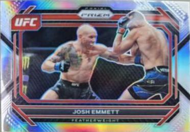 Josh Emmett 2023 Panini Prizm UFC Base #94 Silver