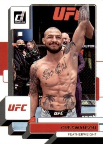 Cub Swanson 2023 Panini Donruss UFC Base #136 Press Proof Purple