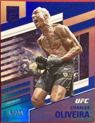 Charles Oliveira 2022 Panini Chronicles UFC Base Elite #255 Blue