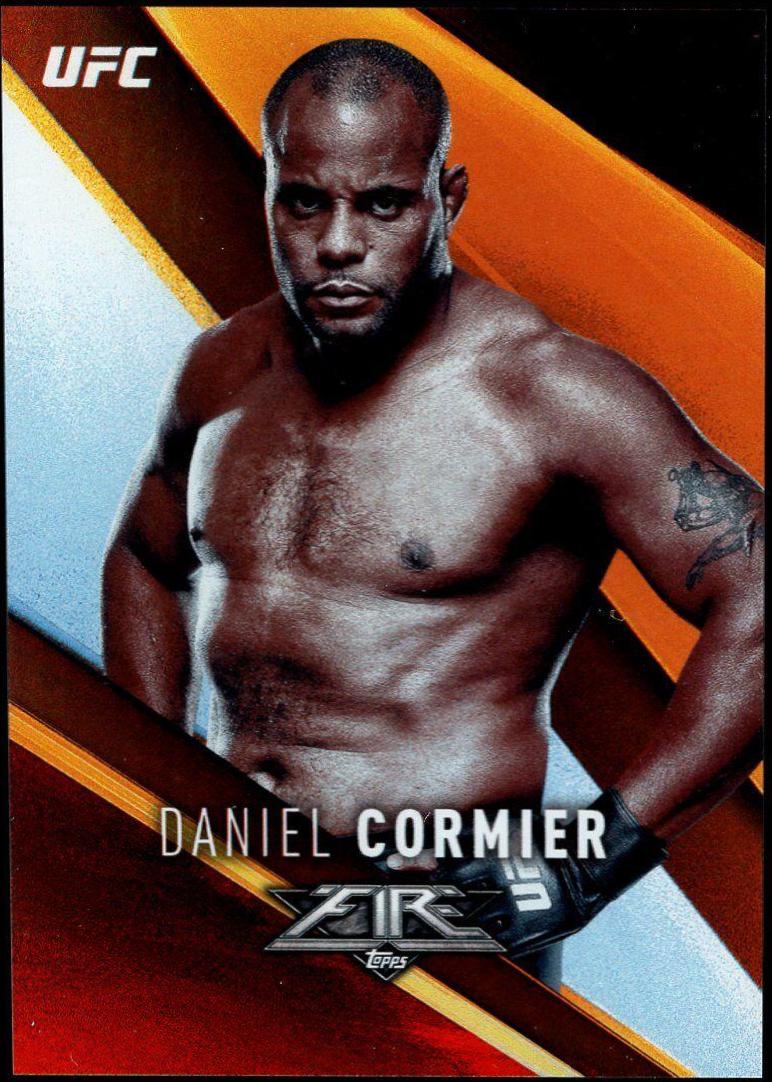 Daniel Cormier 2017 Topps UFC Fire Base #5 Red