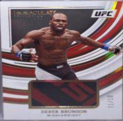 Derek Brunson 2022 Panini Immaculate UFC Base #80 Gold