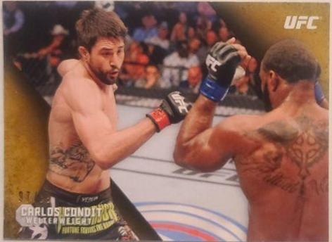 Carlos Condit 2015 Topps UFC Knockout Base #64 Gold