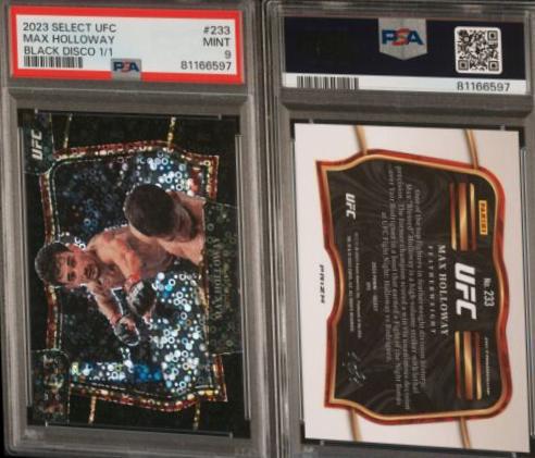 Max Holloway 2023 Panini Select UFC Octagonside #233 Disco