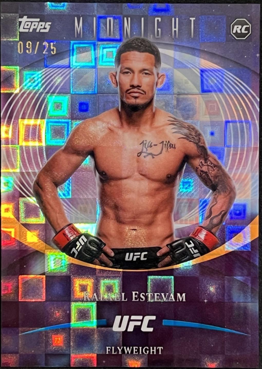 Rafael Estevam 2026 Topps Midnight UFC Base #91 Moonrise