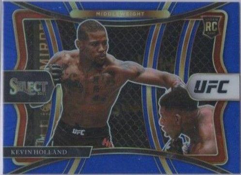 Kevin Holland 2021 Panini Select UFC Premier Level #169 Blue