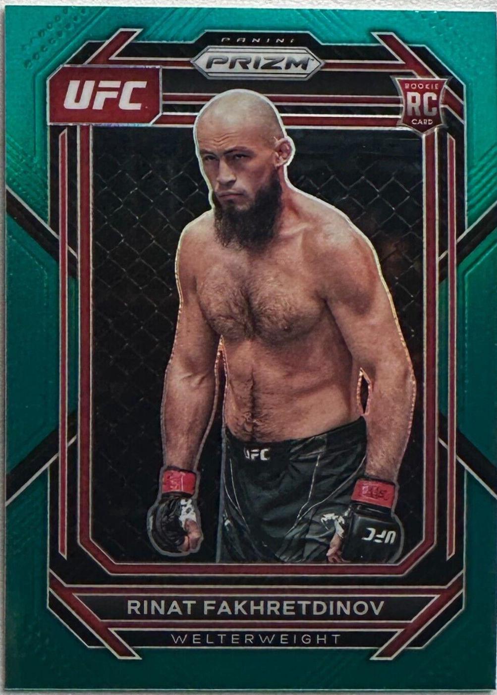 Rinat Fakhretdinov 2023 Panini Prizm UFC Base #116 Green