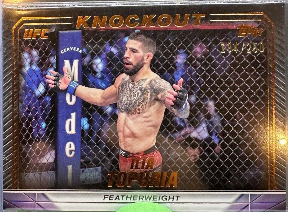 Ilia Topuria 2024 Topps Knockout UFC Base #34 Bronze