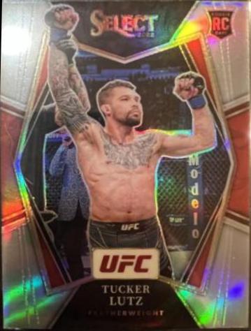 Tucker Lutz 2022 Panini Select UFC Premier Level #129 Silver