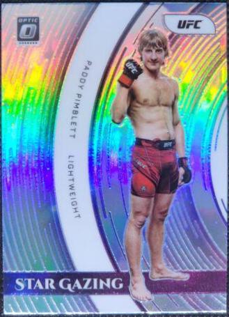 Paddy Pimblett 2022 Panini Donruss Optic UFC Star Gazing #18 Holo