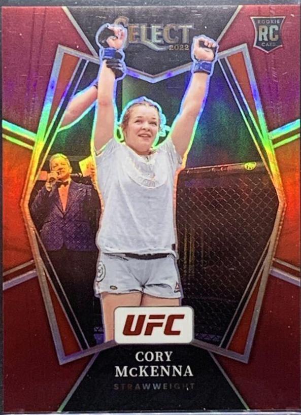 Cory McKenna 2022 Panini Select UFC Premier Level #190 Maroon