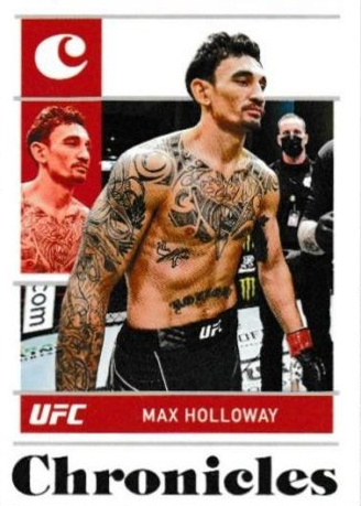 Max Holloway 2022 Panini Chronicles UFC Base Chronicles #68 Platinum