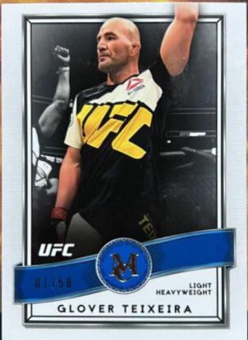 Glover Teixeira 2016 Topps UFC Museum Collection Base #20 Sapphire