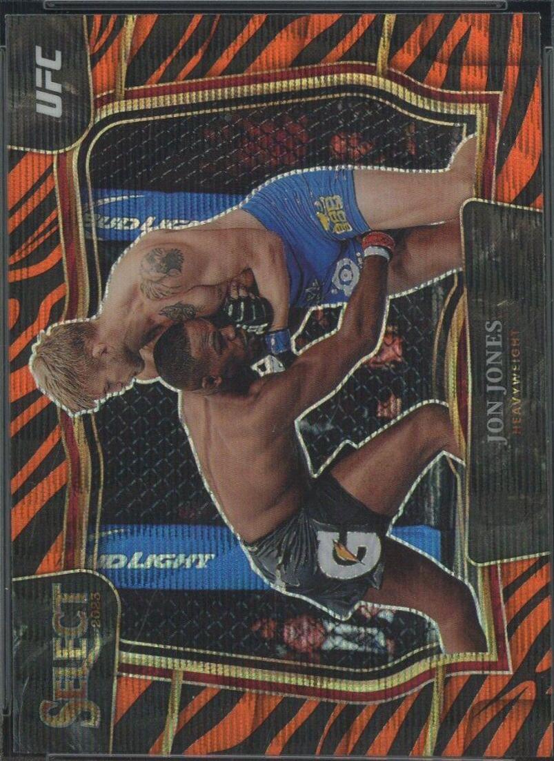 Jon Jones 2023 Panini Select UFC Octagonside #251 Tiger