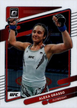 Alexa Grasso 2022 Panini Donruss Optic UFC Base #91 Gold Vinyl